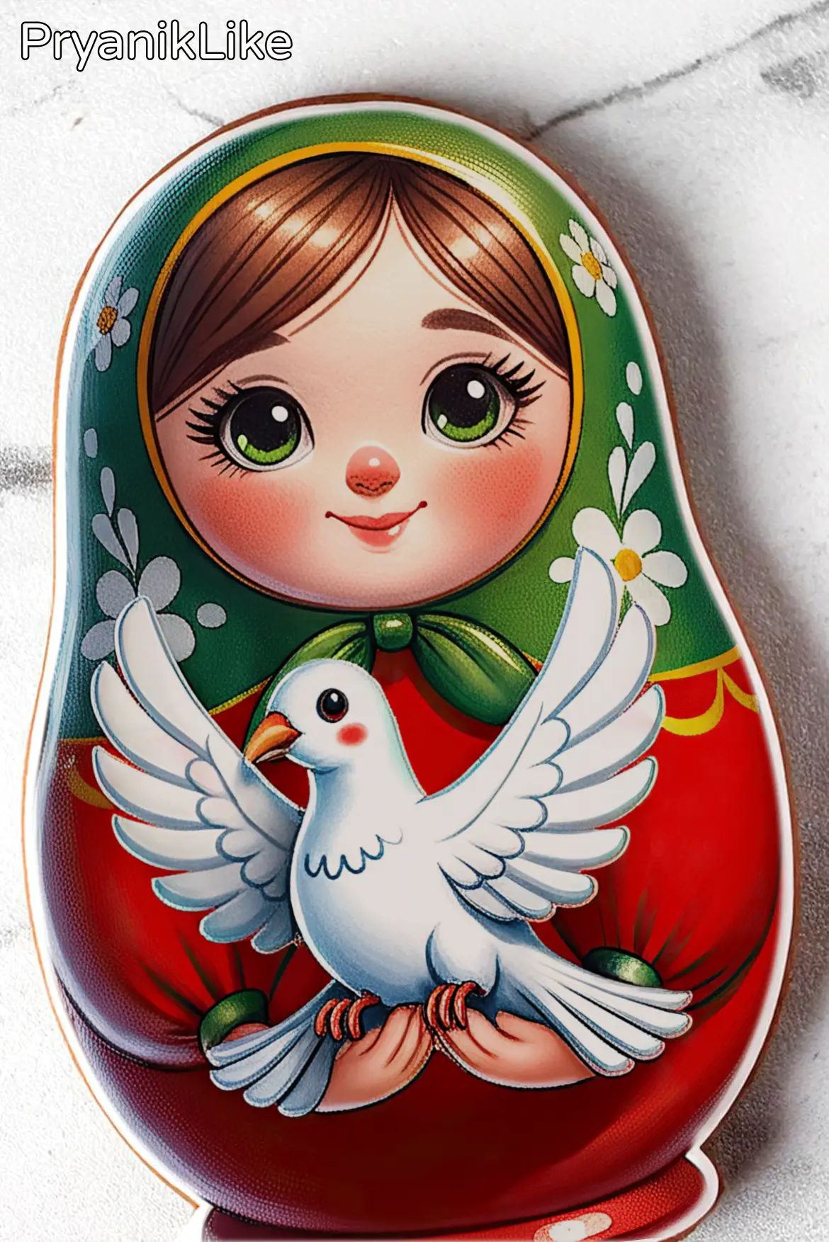 Пряник матрешка (ооооочень много)